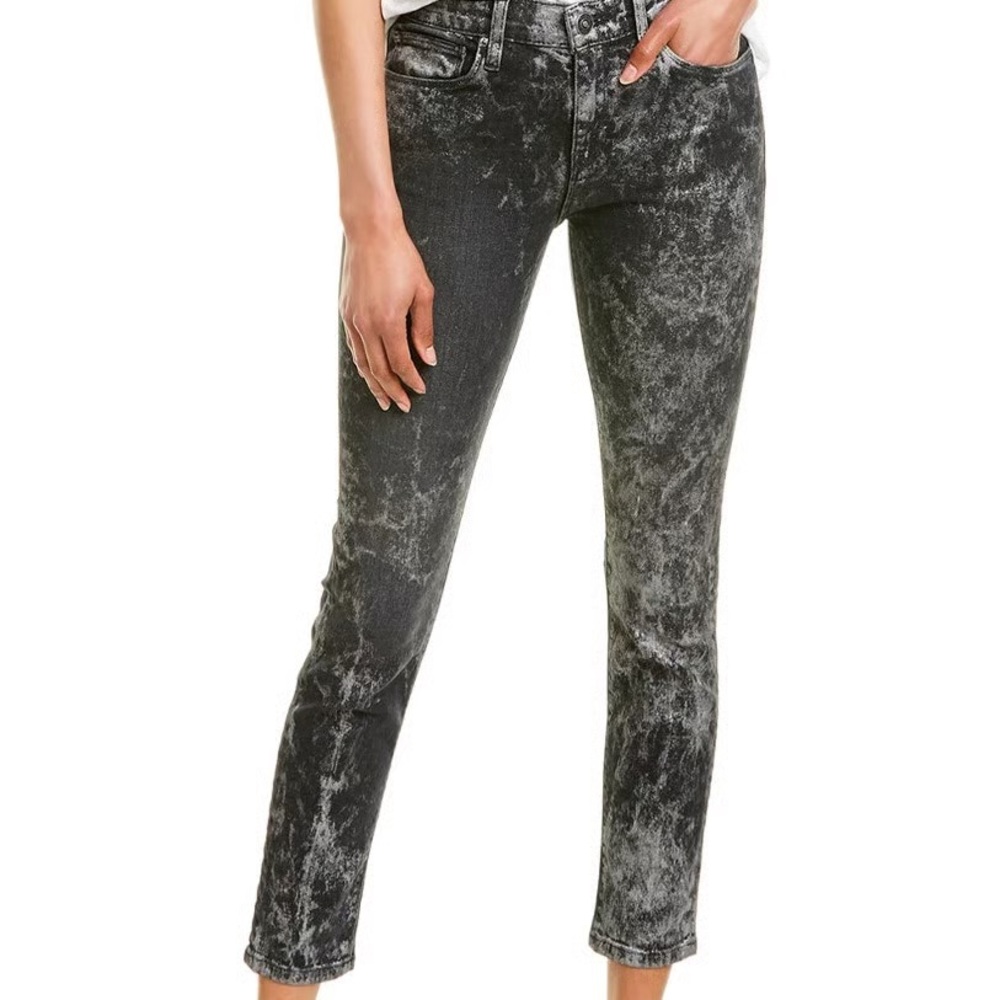 Hudson Jeans Nico Super Skinny Blackened metallic silver